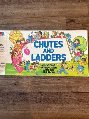 Vintage 1979 Milton Bradley Chutes and Ladders Board Game